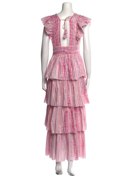 Saylor Stefania Pink Tiered Maxi Dress REVOLVE - Picture 8 of 9